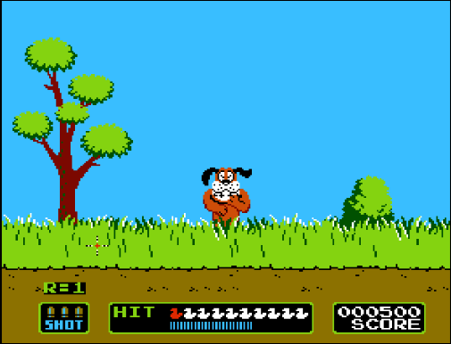 Zrzut ekranu z gry Duck Hunt